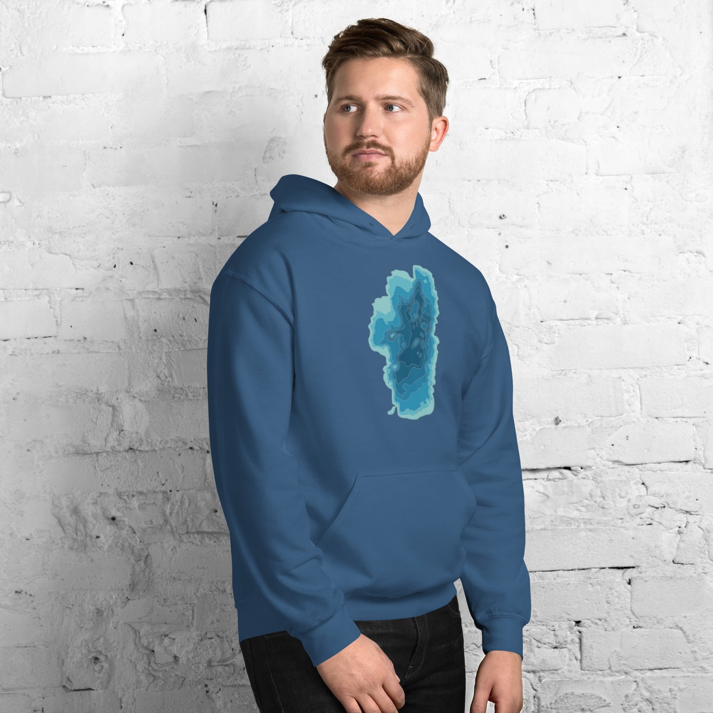 Tahoe Depth Map Hoodie