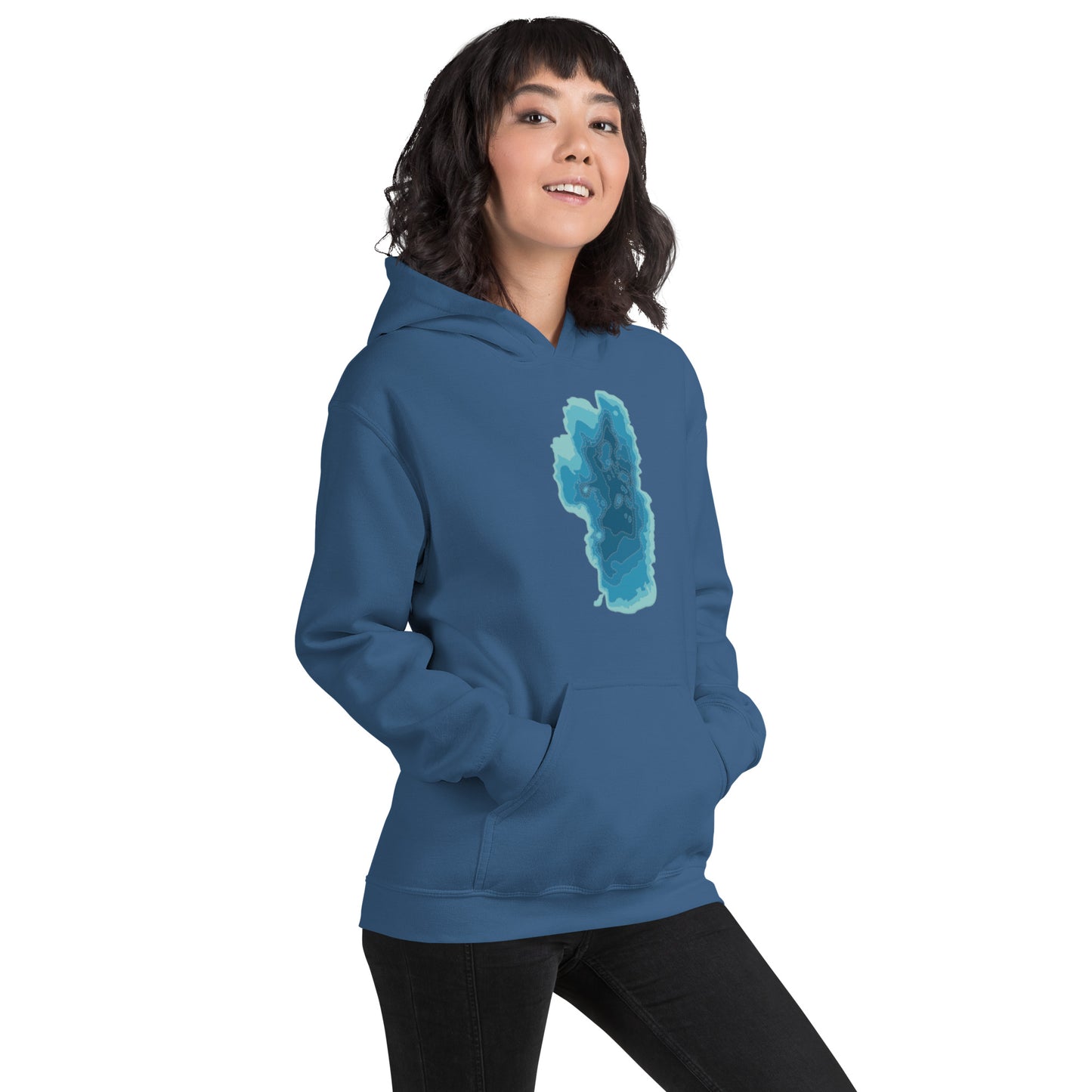 Tahoe Depth Map Hoodie