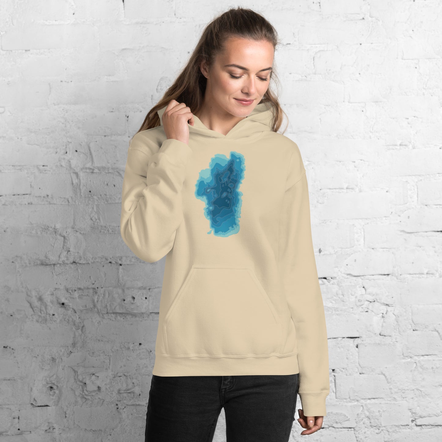 Tahoe Depth Map Hoodie