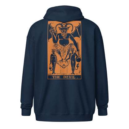 The Devil Card Zip Hoodie