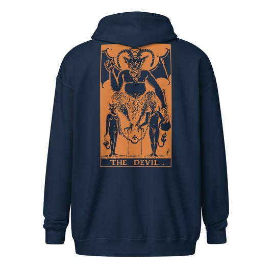 The Devil Card Zip Hoodie