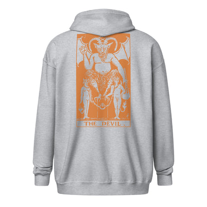 The Devil Card Zip Hoodie