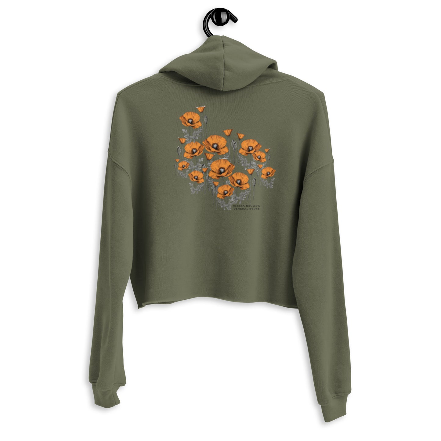 California Poppies Cropped Hoodie #2