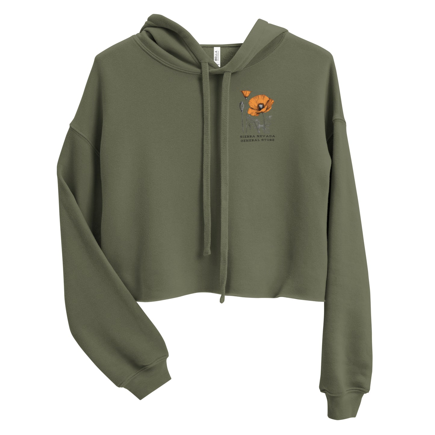 California Poppies Cropped Hoodie #2