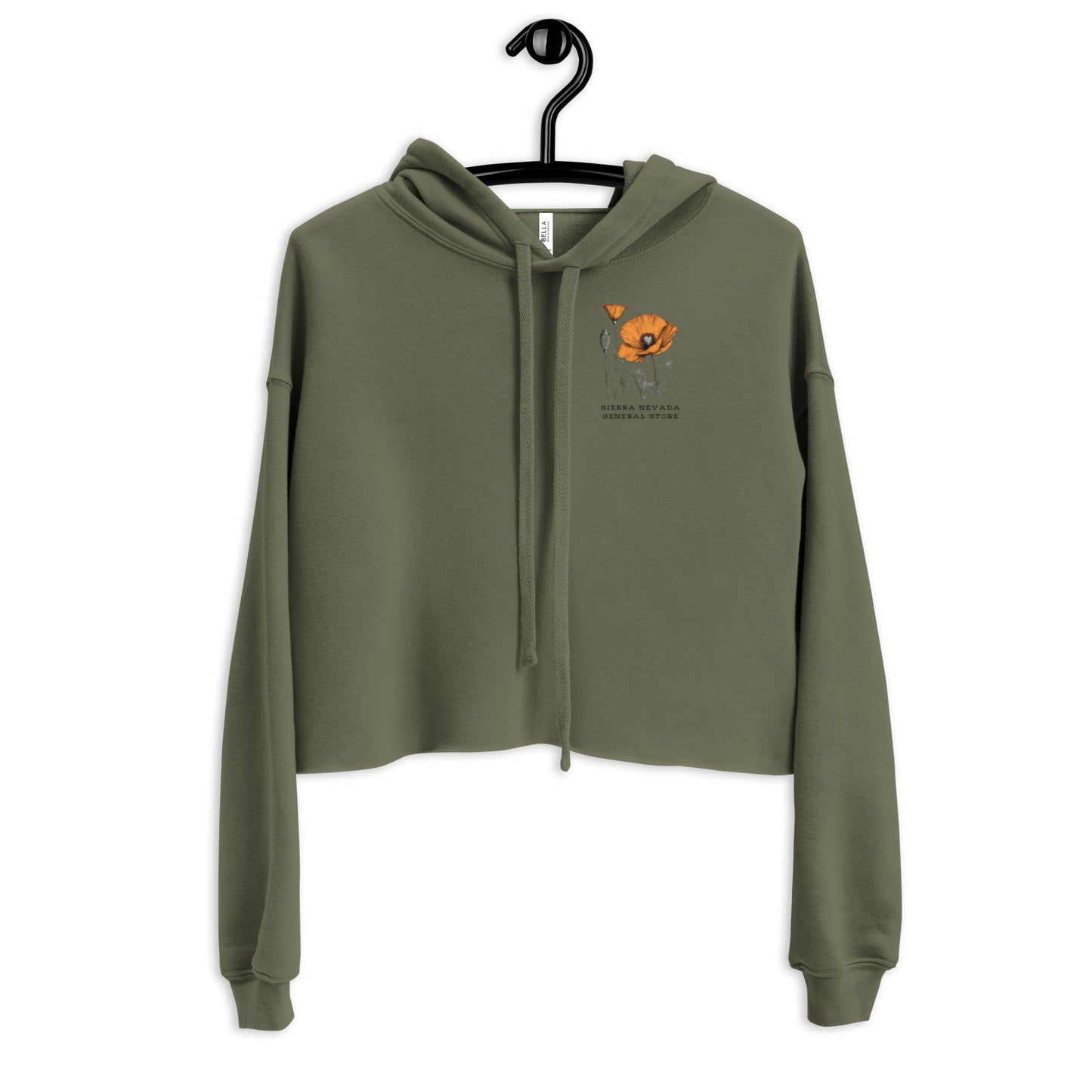 California Poppies Cropped Hoodie #2