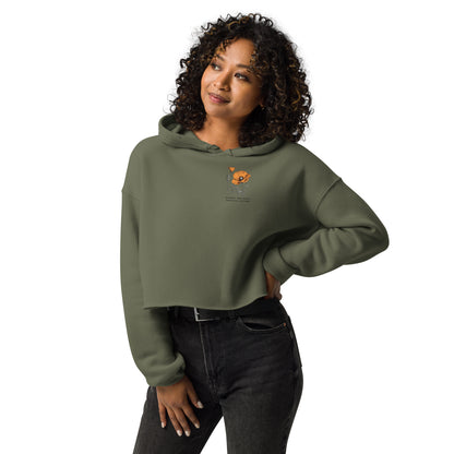 California Poppies Cropped Hoodie #2