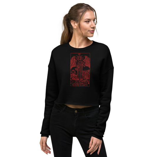 Temperance Card Cropped Sweatshirt