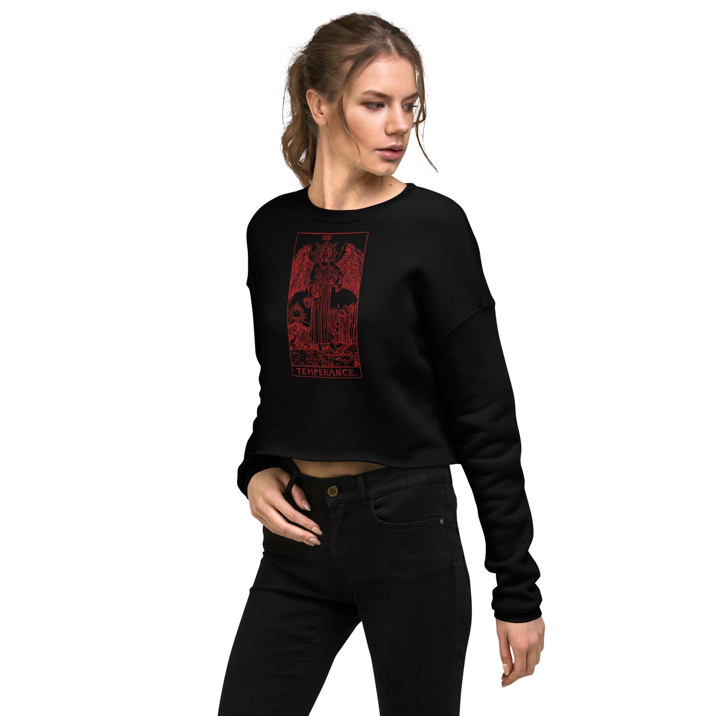 The Temperance Card Crop Sweatshirt