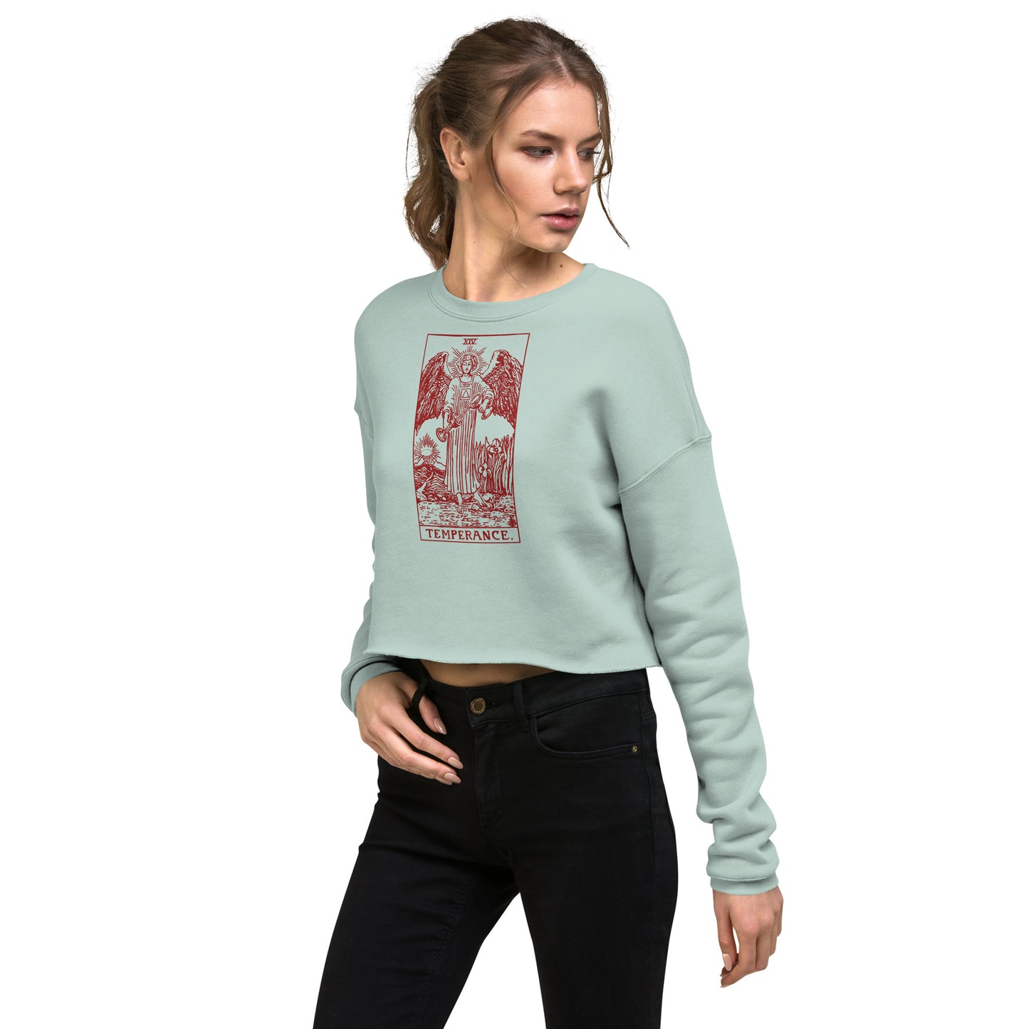 The Temperance Card Crop Sweatshirt