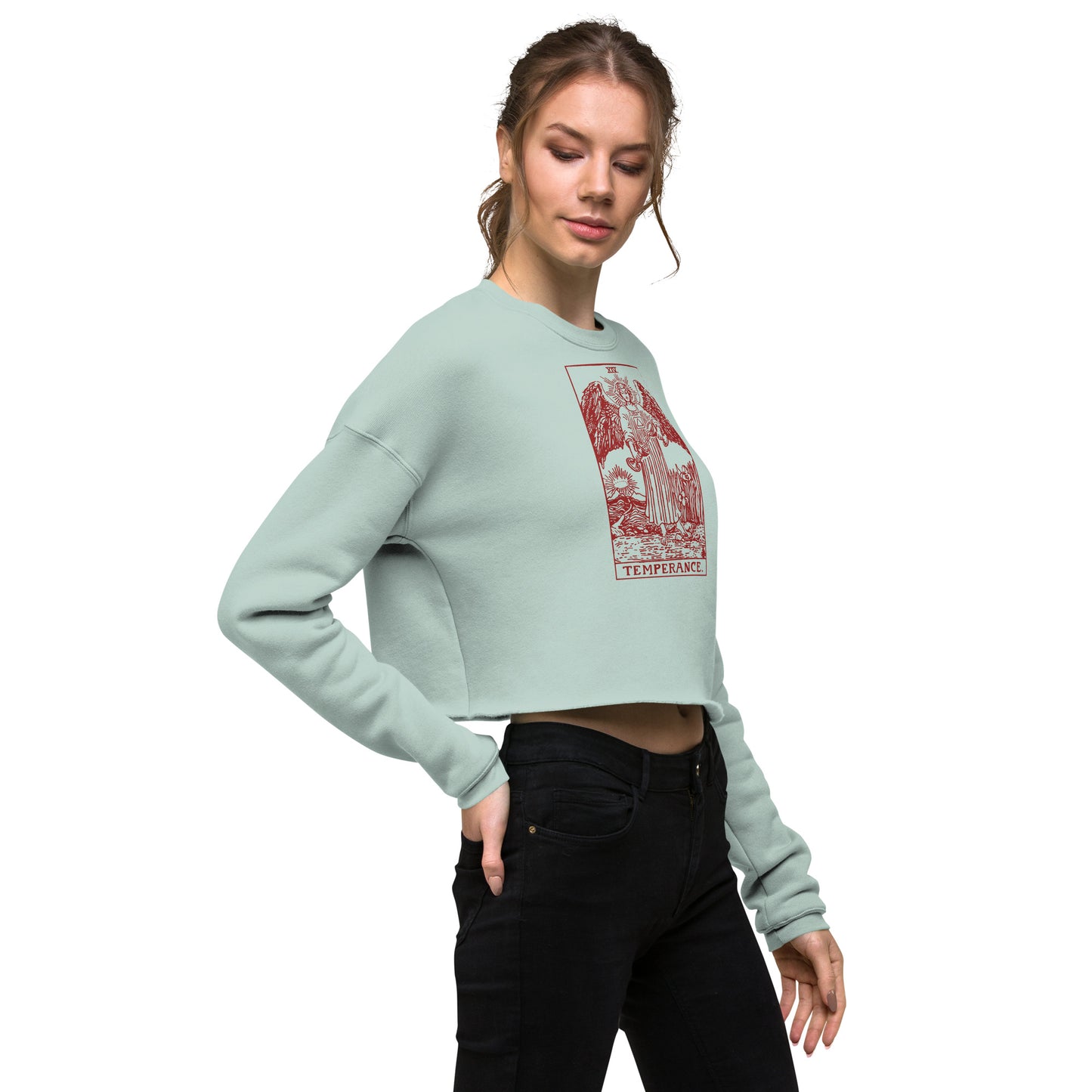 The Temperance Card Crop Sweatshirt