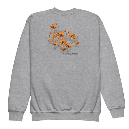 California Poppies Sweatshirt for Kids