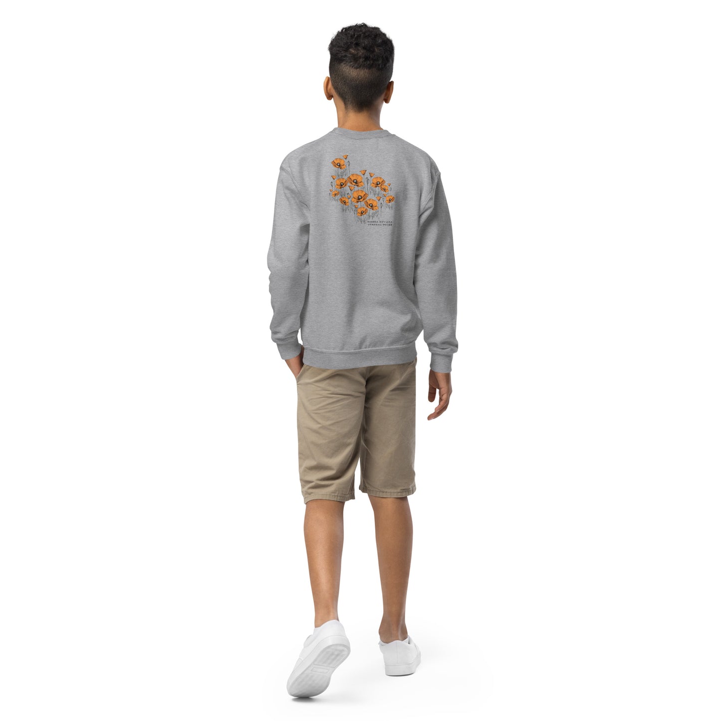 California Poppies Sweatshirt for Kids