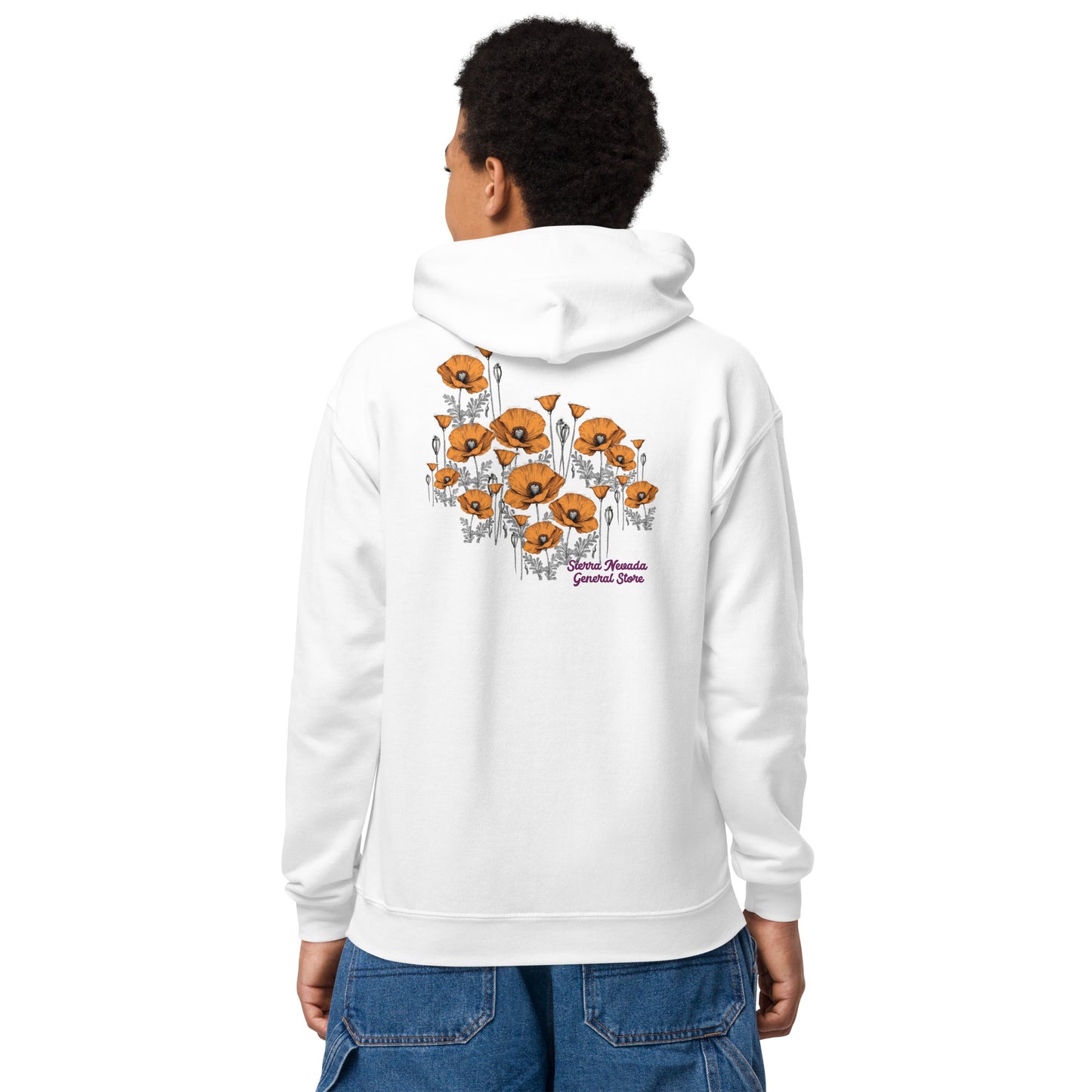 California Poppies Hoodie for Kids