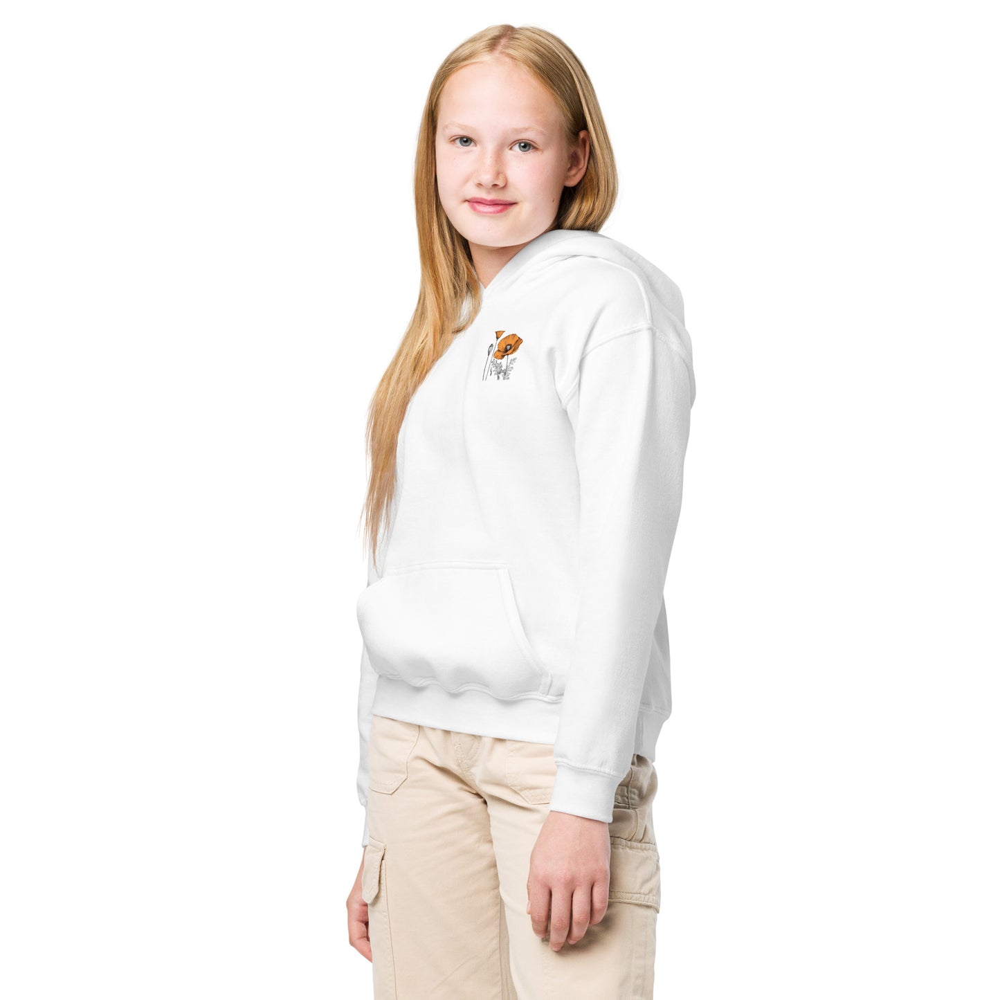 California Poppies Hoodie for Kids