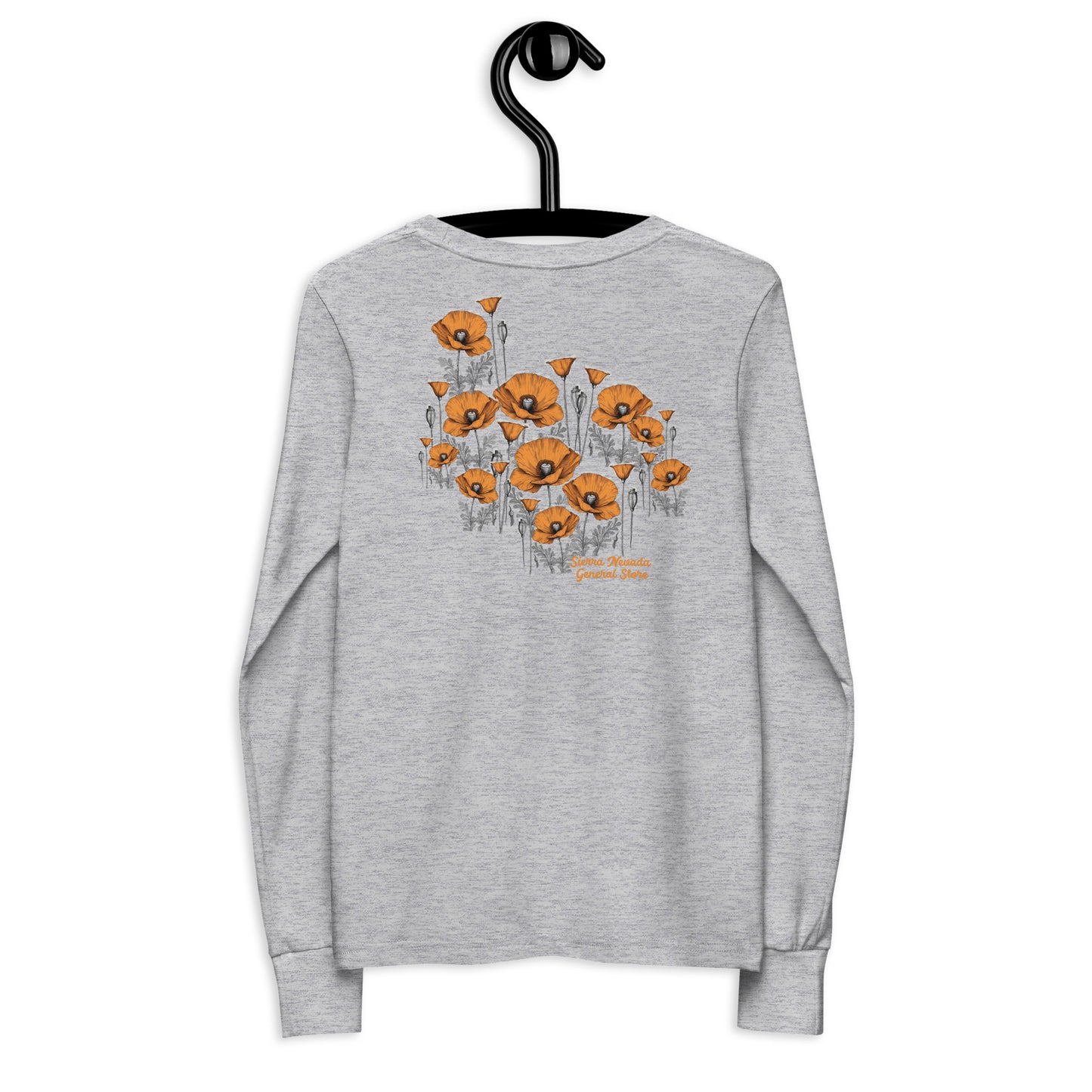 California Poppies Long Sleeve Tee for Kids