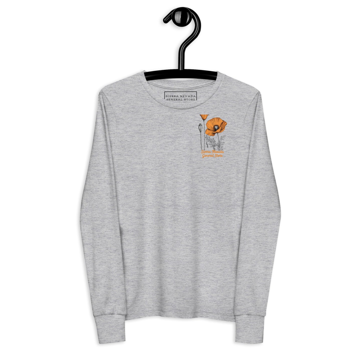 California Poppies Long Sleeve Tee for Kids