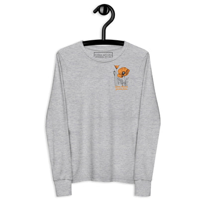 California Poppies Long Sleeve Tee for Kids